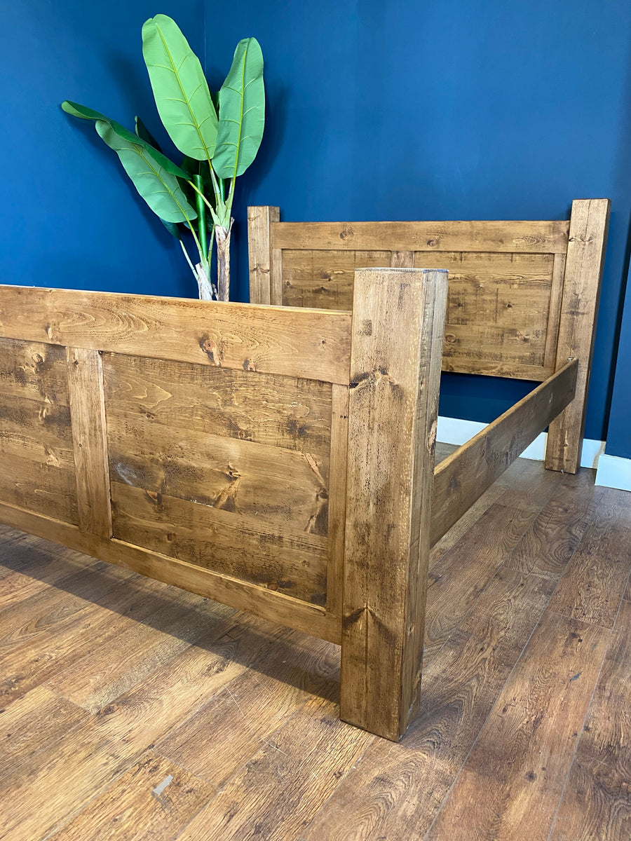 Rustic Pine Bed Simply Dutch