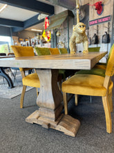 Trestle Leg Boatwood Table