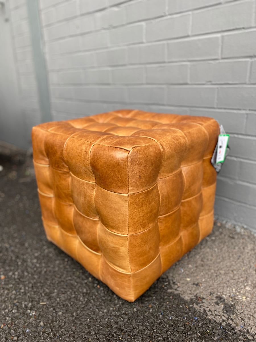 Cerato Leather Patchwork Cube – Simply Dutch