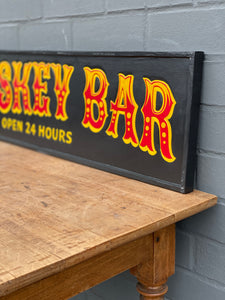 Whiskey Bar Sign 🥃