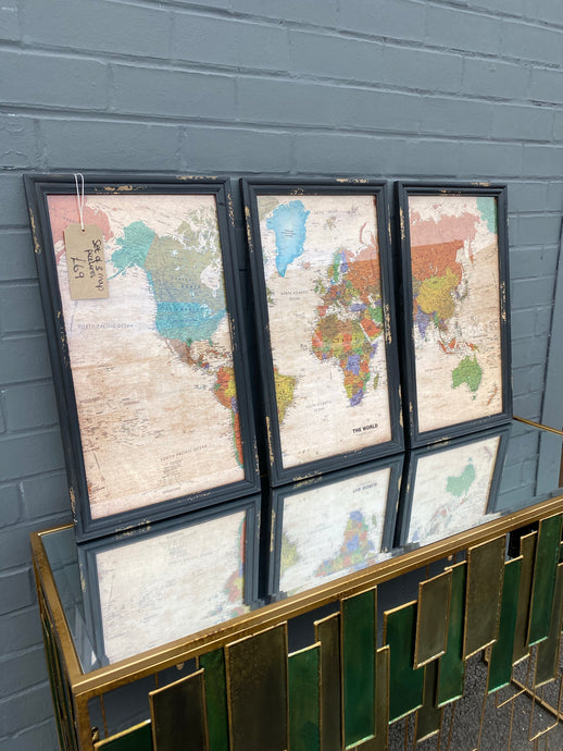 Set of 3 World Map 🌍