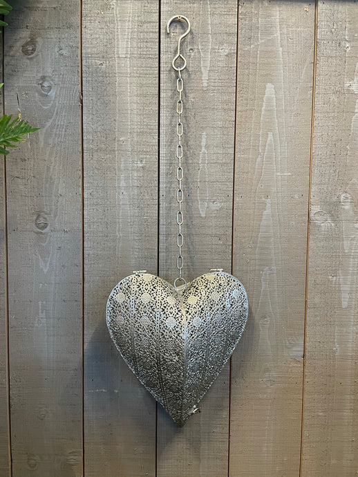 Moroccan Heart Candle Holder