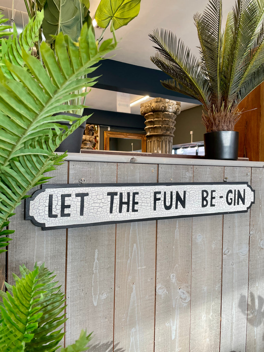 Let the Fun Be-Gin Sign 🍸