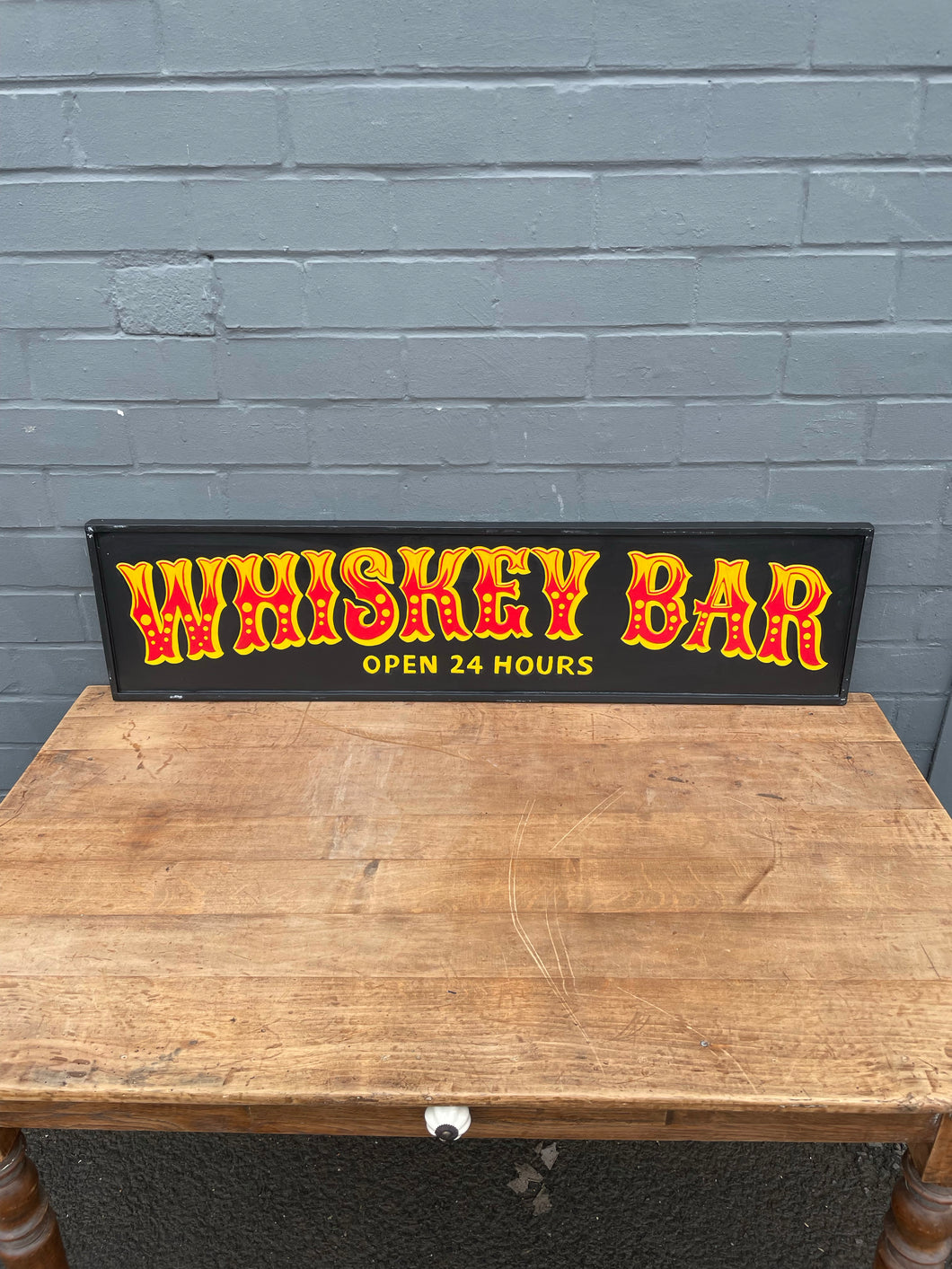 Whiskey Bar Sign 🥃