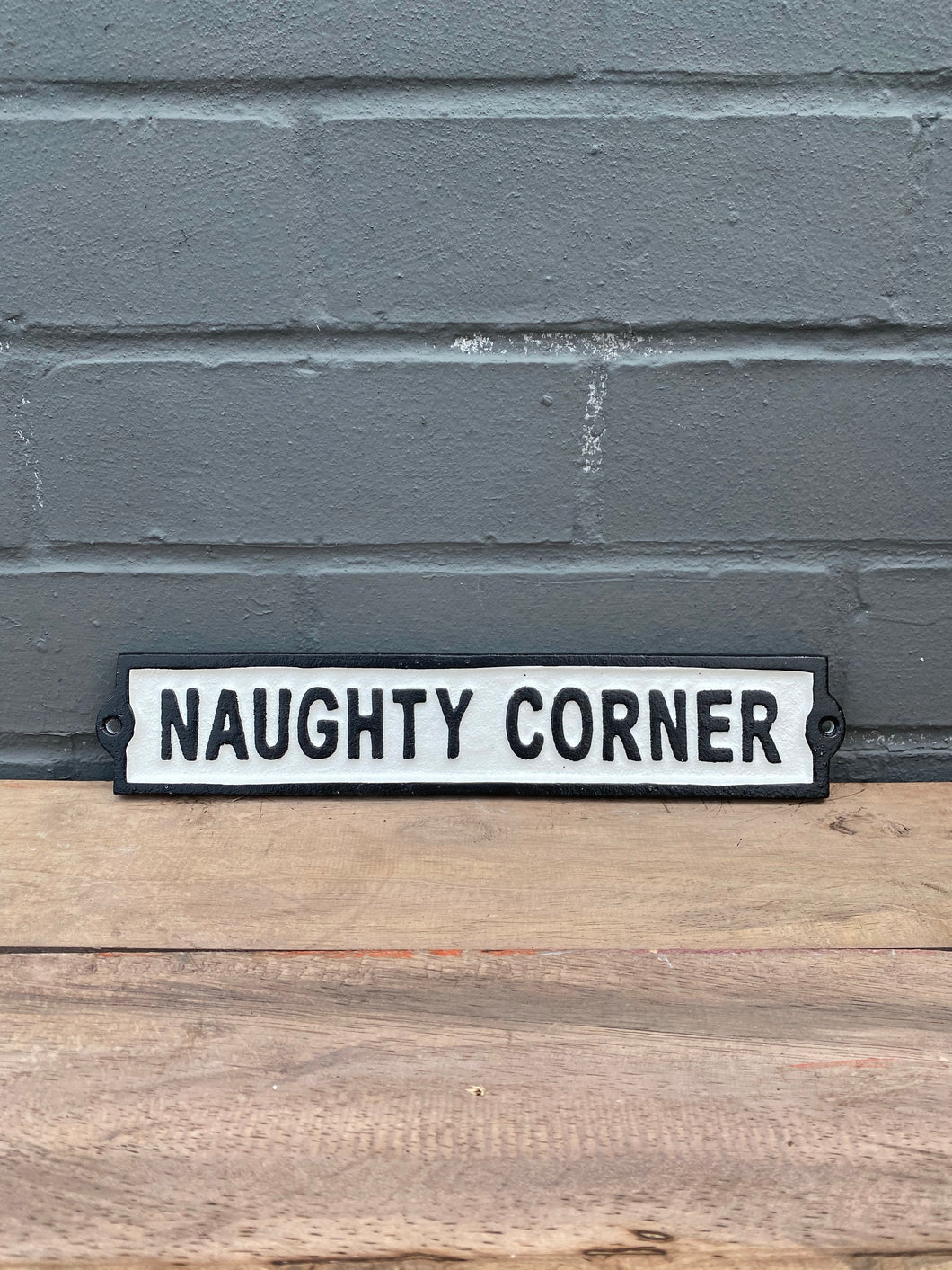 Naughty Corner Plaque