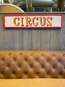 Circus Sign - White 🎪
