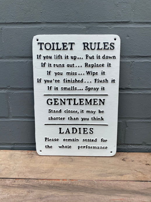 Toilet Rules 🚽